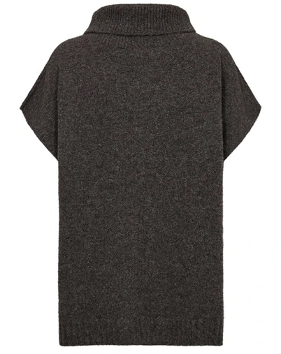 Nümph - NUJoline Poncho - Black Coffee